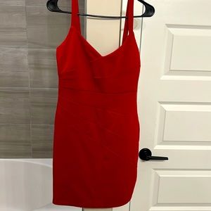 Sexy red strap dress - Medium - never been worn!
